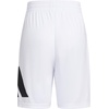 image:imageadidas Boys Elastic Waistband Essential Woven Sportswear ShortsBright White