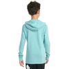 image:imageadidas Boys Long Sleeve Hooded Snow Heather TeeTeal Dust