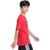 image:imageadidas Boys Short Sleeve TShirt Camouflage Logo TeePure Ruby