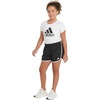 image:imageadidas Girls 3Stripes Mesh ShortsBlack