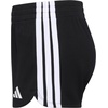 image:imageadidas Girls 3Stripes Mesh ShortsBlackWhite Stripe