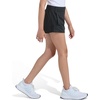 image:imageadidas Girls 3Stripes Mesh ShortsGrey With Black Mlange
