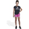 image:imageadidas Girls 3Stripes Mesh ShortsSemi Lucid Fuchsia