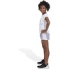 image:imageadidas Girls 3Stripes Mesh ShortsSilver Violet