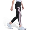 image:imageadidas Girls Detached Waistband 3Stripe Cell Phone Pocket LeggingBlack With Pink