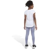 image:imageadidas Girls Detached Waistband 3Stripe Cell Phone Pocket LeggingSilver Violet