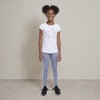 image:imageadidas Girls Detached Waistband 3Stripe Cell Phone Pocket LeggingSilver Violet