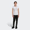 image:imageadidas Girls Short Sleeve Scoop Neck Tee TShirtWhite Rainbow Foil