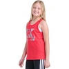 image:imageadidas Girls Sleeveless Racer Back TankB Red