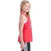 image:imageadidas Girls Sleeveless Racer Back TankB Red