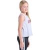 image:imageadidas Girls Sleeveless Swing Back Vent TankGrey Multi