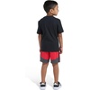 image:imageadidas boys TwoPiece Short Sleeve Tee amp Elastic Waistband Short SetBlack