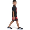 image:imageadidas boys TwoPiece Short Sleeve Tee amp Elastic Waistband Short SetBlack