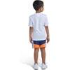 image:imageadidas boys TwoPiece Short Sleeve Tee amp Elastic Waistband Short SetWhite