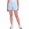 image:imageAdidas Girls Elastic Waistband Retro Woven ShortsClear Sky