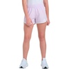 image:imageAdidas Girls Elastic Waistband Retro Woven ShortsIce Lavender