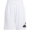 image:imageadidas Boys Elastic Waistband Essential Woven Sportswear ShortsBright White