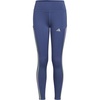 image:imageadidas Girls Detached Waistband 3Stripe Cell Phone Pocket LeggingCrew Blue