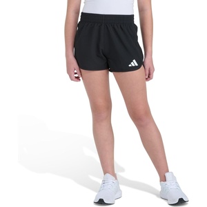 image:imageAdidas Girls Elastic Waistband Retro Woven ShortsBlack