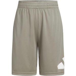 image:imageadidas Boys Elastic Waistband Essential Woven Sportswear ShortsLight Grey