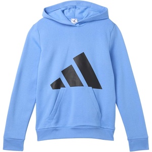 image:imageadidas Boys Long Sleeve Essential Big Logo Fleece Pullover HoodieBlue Fusion