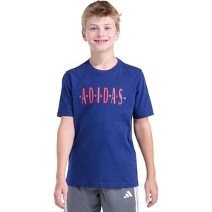 image:imageadidas Boys Short Sleeve TShirt Sports Logo TeeDark Blue