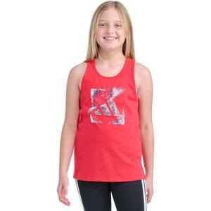 image:imageadidas Girls Sleeveless Racer Back TankB Red