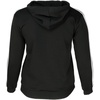 image:imageadidas Tall Essentials 3Stripes Fleece Full Zip HoodieBlackWhite