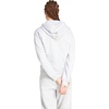 image:imageadidas Tall Essentials 3Stripes Fleece Full Zip HoodieLight Grey HeatherWhite