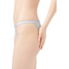 image:imageadidas Womens Active Essentials Cotton String Bikini UnderwearHeather Grey WhitePure Ruby