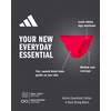 image:imageadidas Womens Active Essentials Cotton String Bikini UnderwearHeather Grey WhitePure Ruby