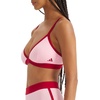 image:imageadidas Womens Active Essentials Cotton Triangle BraletteClear Pink