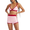 image:imageadidas Womens Active Essentials Cotton Triangle BraletteClear Pink