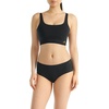 image:imageadidas Womens Active Light Flex Hipster UnderwearBlack Sandy PinkWonder Sage