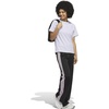 image:imageadidas Womens Bow on Linear Logo Graphic TShirtLight Grey Heather