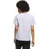 image:imageadidas Womens Bow on Linear Logo Graphic TShirtLight Grey Heather
