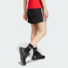 image:imageadidas Womens Essentials 3Stripes Cotton ShortsBlack  White
