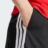 image:imageadidas Womens Essentials 3Stripes Cotton ShortsBlack  White