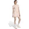 image:imageadidas Womens Essentials 3Stripes Cotton ShortsBlush PinkWhite