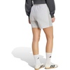 image:imageadidas Womens Essentials 3Stripes Cotton ShortsLight Grey Heather