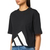 image:imageadidas Womens Essentials Big Logo Boyfriend TShirtBlackWhite