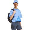 image:imageadidas Womens Essentials Big Logo Boyfriend TShirtBlue FusionBlue