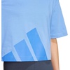 image:imageadidas Womens Essentials Big Logo Boyfriend TShirtBlue FusionBlue