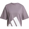 image:imageadidas Womens Essentials Big Logo Boyfriend TShirtGrey StrataWhite