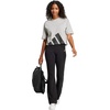 image:imageadidas Womens Essentials Big Logo Boyfriend TShirtMedium Grey HeatherBlack