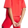 image:imageadidas Womens Essentials Big Logo Boyfriend TShirtPure RubyBlack