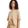 image:imageadidas Womens Essentials Big Logo Boyfriend TShirtWarm SandstoneBrown Desert