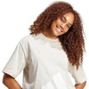 image:imageadidas Womens Essentials Big Logo Boyfriend TShirtWonder AluminaWhite