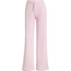 image:imageadidas Womens Essentials Small Logo FeelCozy Open Hem PantsClear PinkWhite