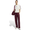 image:imageadidas Womens Essentials Small Logo FeelCozy Open Hem PantsMaroonWhite
